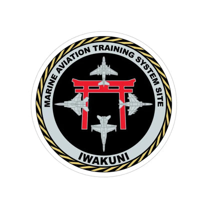 Marine Aviation Training System Site Iwakuni (USMC) Transparent STICKER Die-Cut Vinyl Decal - The Sticker Space