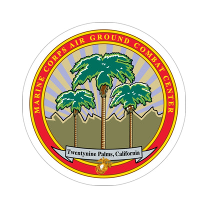 Marine Corps Air Ground Combat Center 29 Palms (USMC) STICKER Vinyl Die-Cut Decal-2 Inch-The Sticker Space