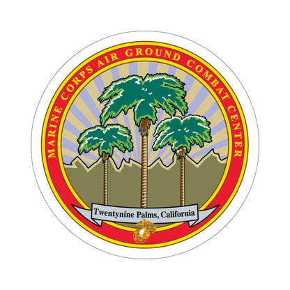 Marine Corps Air Ground Combat Center 29 Palms (USMC) STICKER Vinyl Die-Cut Decal-5 Inch-The Sticker Space