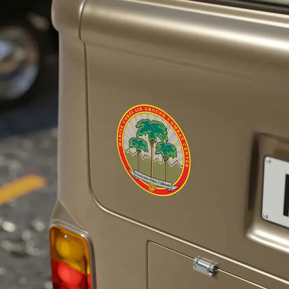 Marine Corps Air Ground Combat Center 29 Palms (USMC) Transparent STICKER Die-Cut Vinyl Decal - The Sticker Space