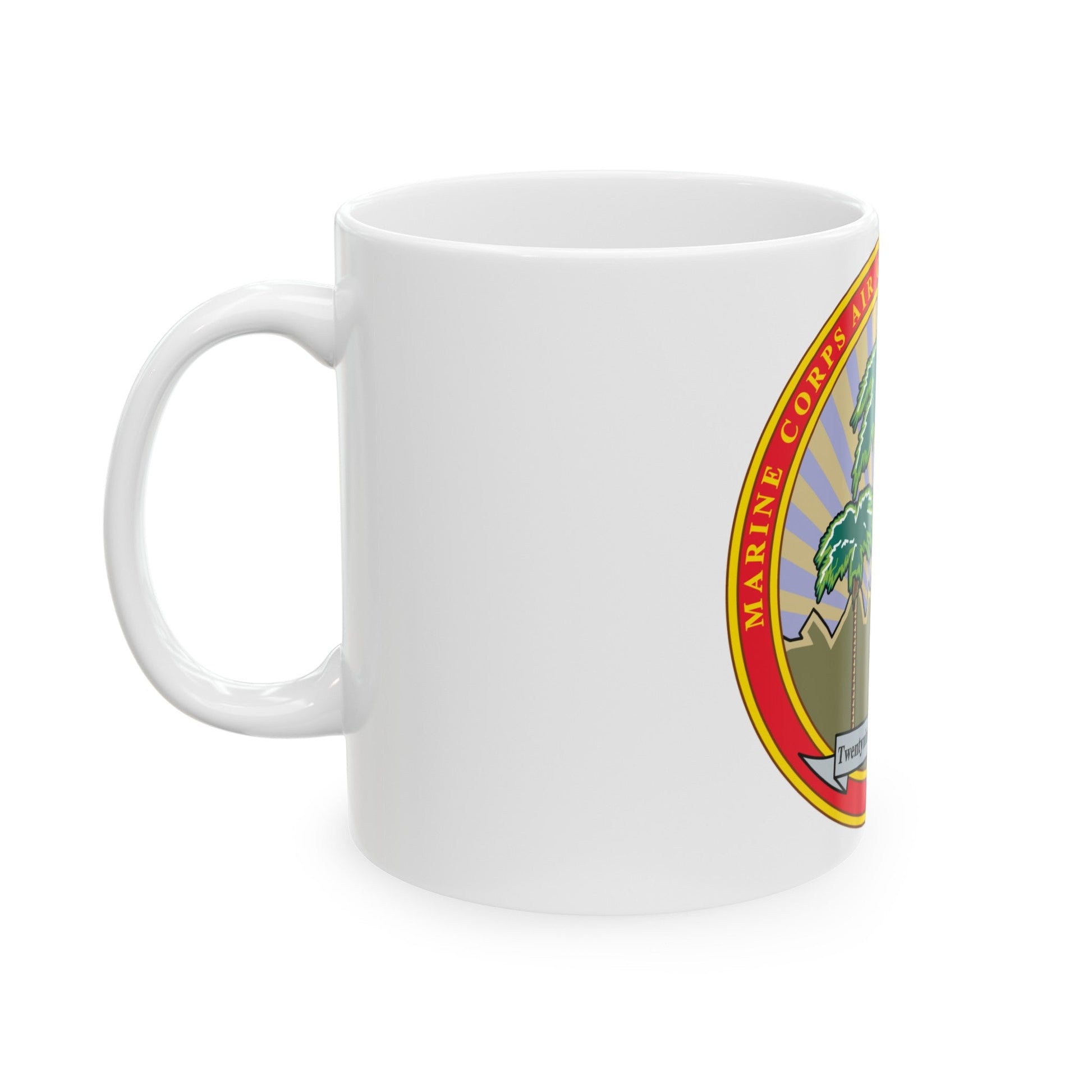 Marine Corps Air Ground Combat Center 29 Palms (USMC) White Coffee Mug-The Sticker Space