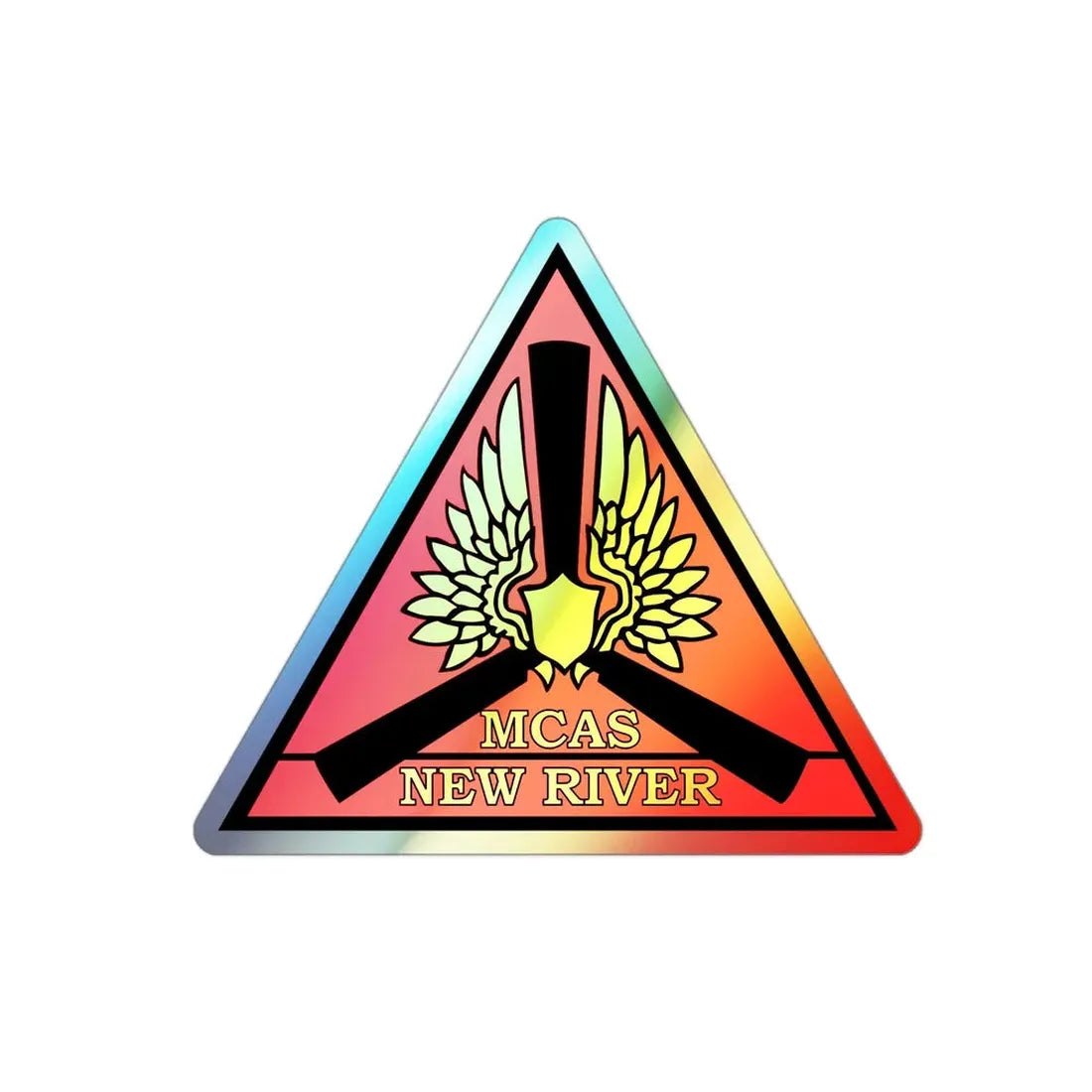 Marine Corps Air Station New River (USMC) Holographic STICKER Die-Cut Vinyl Decal - The Sticker Space