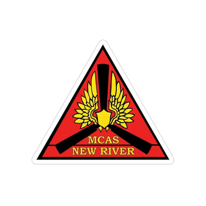 Marine Corps Air Station New River (USMC) Transparent STICKER Die-Cut Vinyl Decal 5 Inch - The Sticker Space