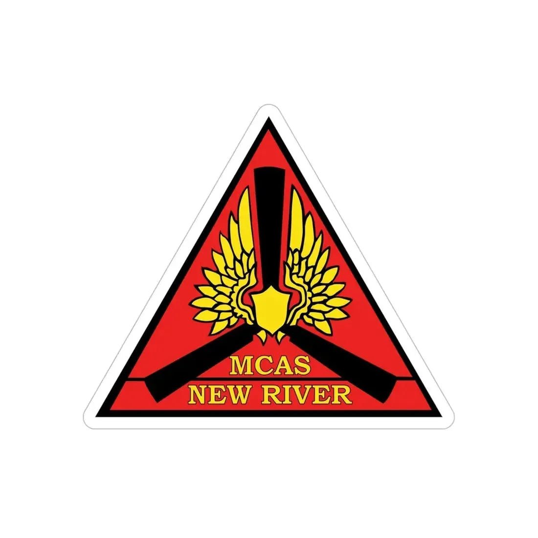 Marine Corps Air Station New River (USMC) Transparent STICKER Die-Cut Vinyl Decal 6 Inch - The Sticker Space