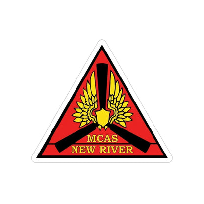 Marine Corps Air Station New River (USMC) Transparent STICKER Die-Cut Vinyl Decal 6 Inch - The Sticker Space
