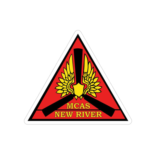 Marine Corps Air Station New River (USMC) Transparent STICKER Die-Cut Vinyl Decal-6 Inch-The Sticker Space