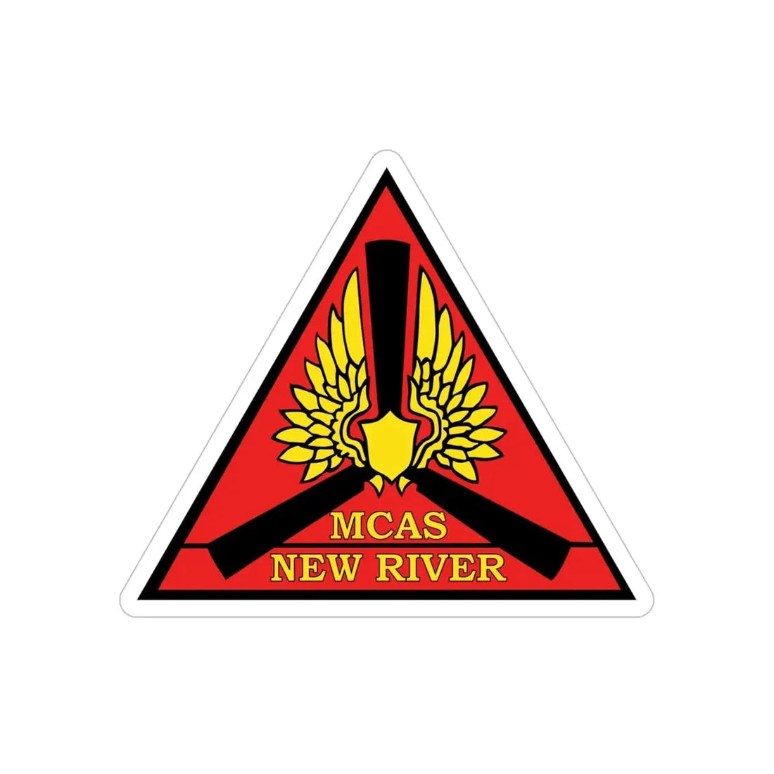 Marine Corps Air Station New River (USMC) Transparent STICKER Die-Cut Vinyl Decal - The Sticker Space