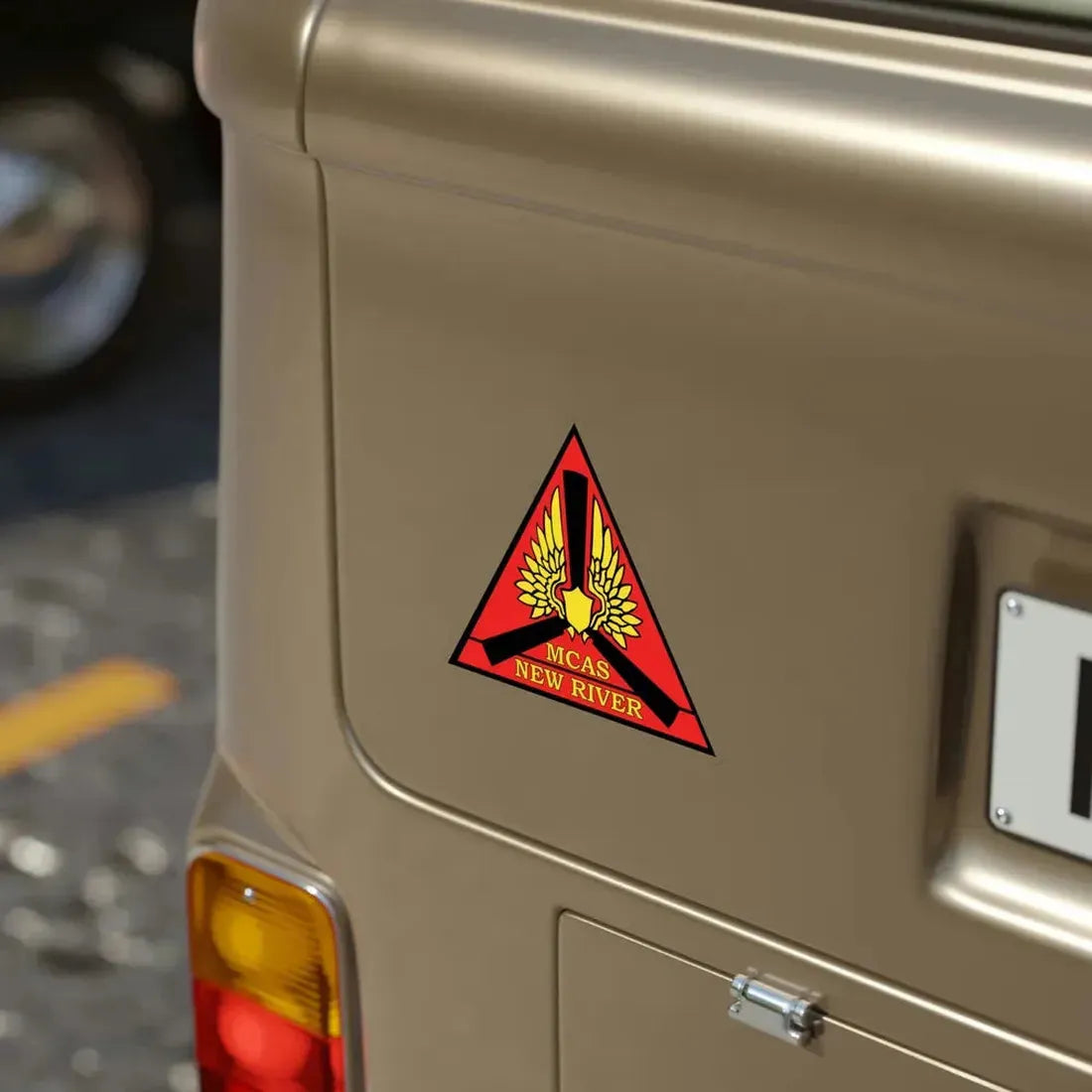 Marine Corps Air Station New River (USMC) Transparent STICKER Die-Cut Vinyl Decal - The Sticker Space