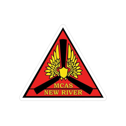 Marine Corps Air Station New River (USMC) Transparent STICKER Die-Cut Vinyl Decal - The Sticker Space
