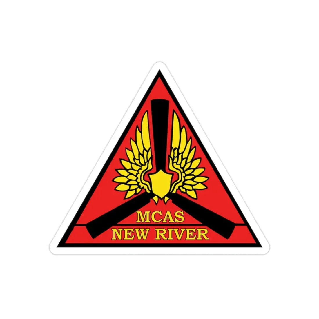 Marine Corps Air Station New River (USMC) Transparent STICKER Die-Cut Vinyl Decal - The Sticker Space