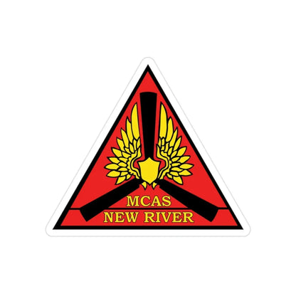 Marine Corps Air Station New River (USMC) Transparent STICKER Die-Cut Vinyl Decal - The Sticker Space