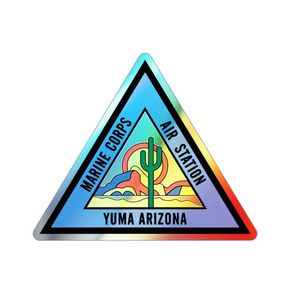 Marine Corps Air Station Yuma (USMC) Holographic STICKER Die-Cut Vinyl Decal - The Sticker Space