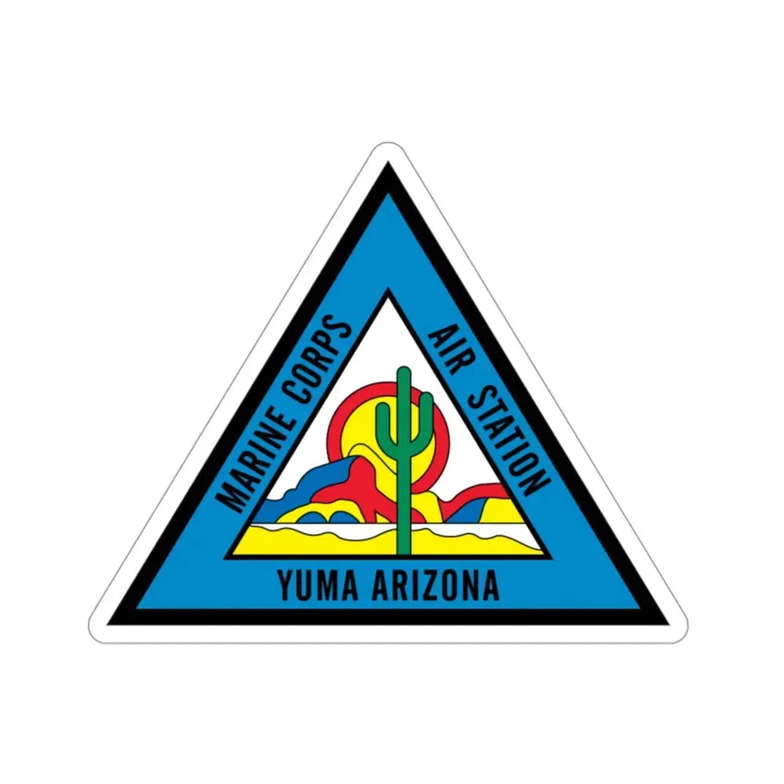 Marine Corps Air Station Yuma (USMC) STICKER Vinyl Die-Cut Decal 3 Inch - The Sticker Space