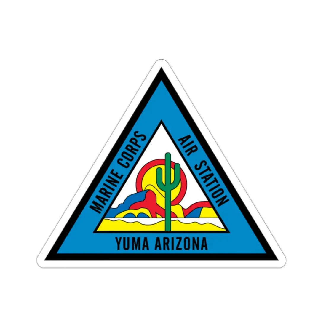 Marine Corps Air Station Yuma (USMC) STICKER Vinyl Die-Cut Decal - The Sticker Space