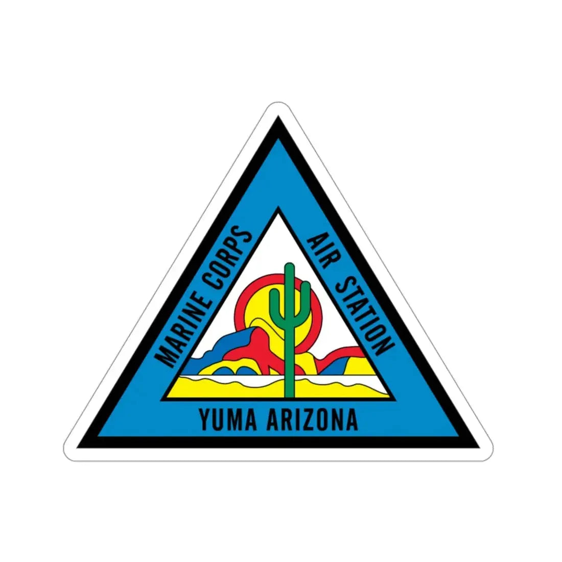 Marine Corps Air Station Yuma (USMC) STICKER Vinyl Die-Cut Decal - The Sticker Space