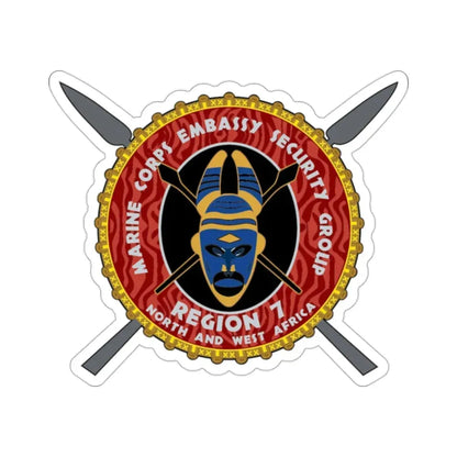 Marine Corps Embassy Security Group Reg 7 (USMC) STICKER Vinyl Die-Cut Decal 2 Inch - The Sticker Space