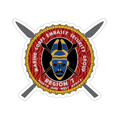 Marine Corps Embassy Security Group Reg 7 (USMC) STICKER Vinyl Die-Cut Decal - The Sticker Space