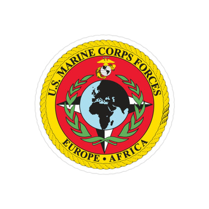 Marine Corps Forces Europe Africa (USMC) Transparent STICKER Die-Cut Vinyl Decal-2 Inch-The Sticker Space