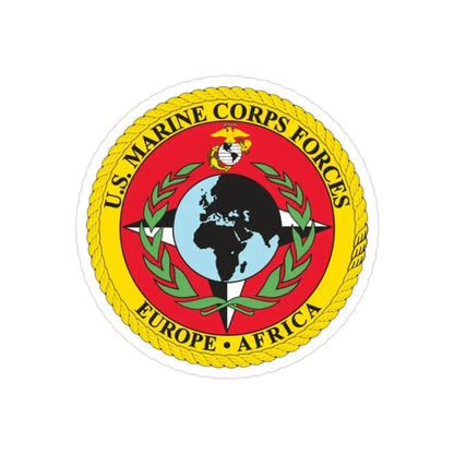 Marine Corps Forces Europe   Africa (USMC) Transparent STICKER Die-Cut Vinyl Decal 2 Inch - The Sticker Space