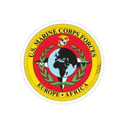 Marine Corps Forces Europe   Africa (USMC) Transparent STICKER Die-Cut Vinyl Decal 5 Inch - The Sticker Space