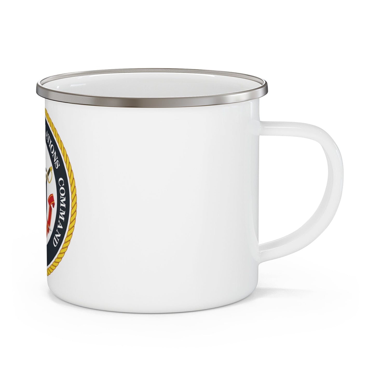 Marine Corps Installations Command Government and External Affairs (USMC) Enamel Mug-12oz-The Sticker Space