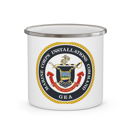 Marine Corps Installations Command Government and External Affairs (USMC) Enamel Mug-12oz-The Sticker Space