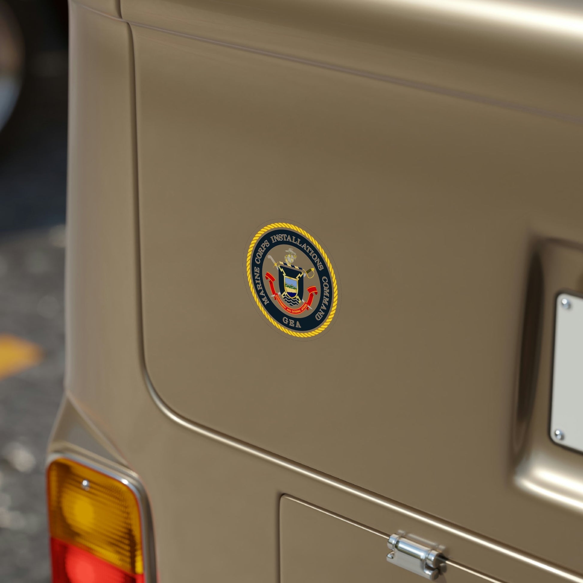 Marine Corps Installations Command Government and External Affairs (USMC) Transparent STICKER Die-Cut Vinyl Decal-The Sticker Space