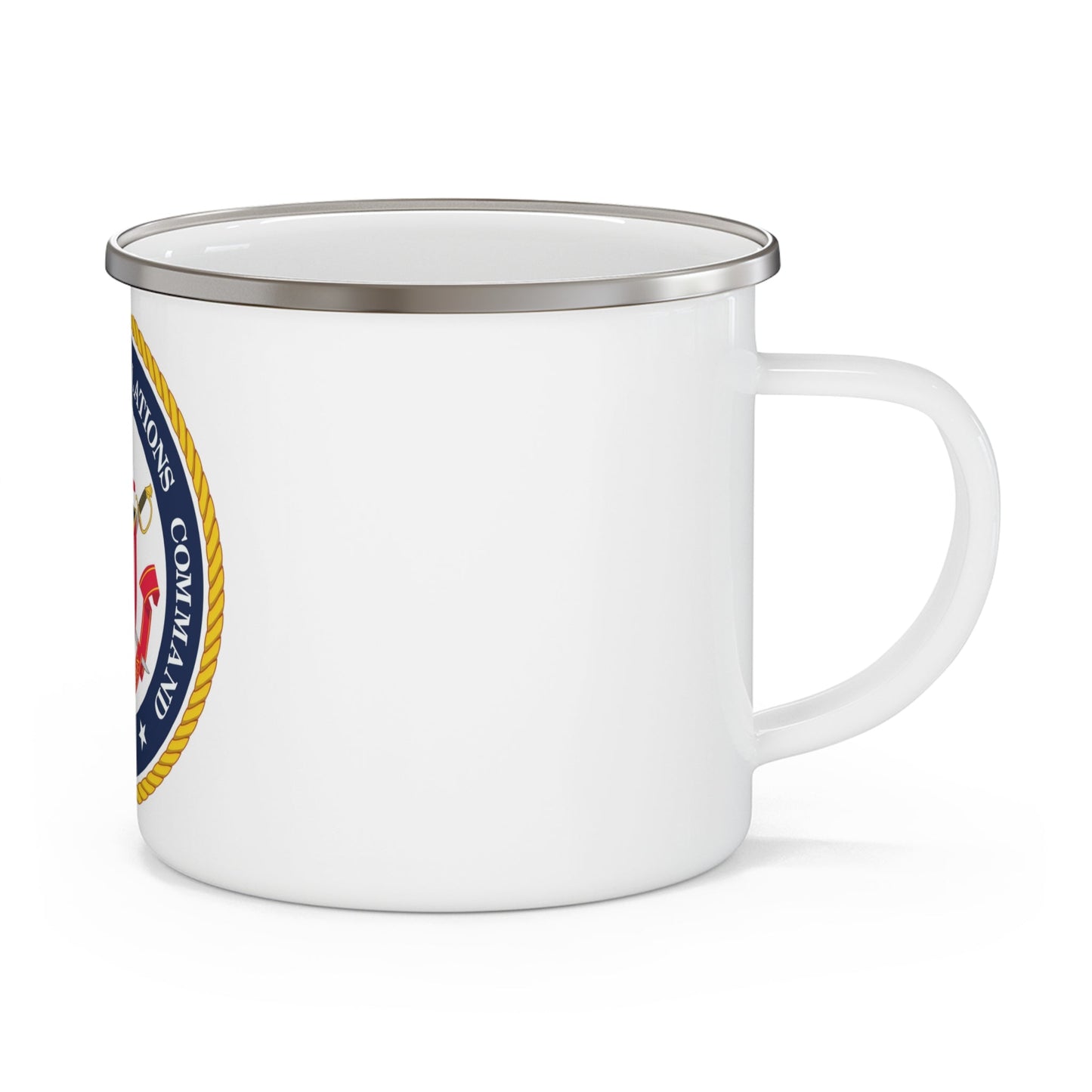 Marine Corps Installations Command National Capital Region (USMC) Enamel Mug-12oz-The Sticker Space