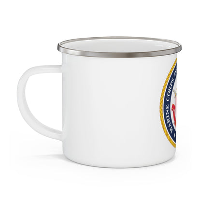 Marine Corps Installations Command National Capital Region (USMC) Enamel Mug-12oz-The Sticker Space