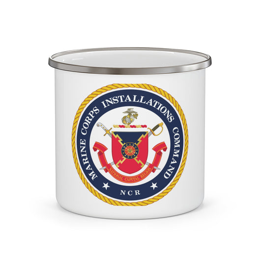 Marine Corps Installations Command National Capital Region (USMC) Enamel Mug-12oz-The Sticker Space