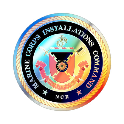 Marine Corps Installations Command National Capital Region (USMC) Holographic STICKER Die-Cut Vinyl Decal-2 Inch-The Sticker Space