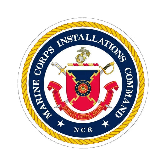 Marine Corps Installations Command National Capital Region (USMC) STICKER Vinyl Die-Cut Decal 6 Inch - The Sticker Space