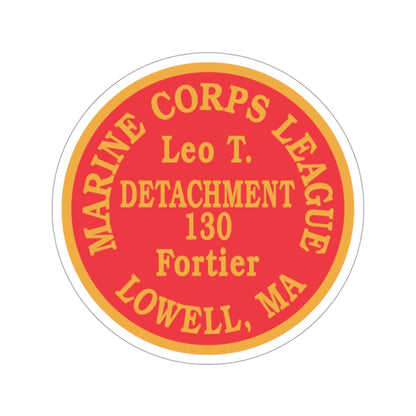 Marine Corps League Lowell MA (USMC) STICKER Vinyl Die-Cut Decal-3 Inch-The Sticker Space