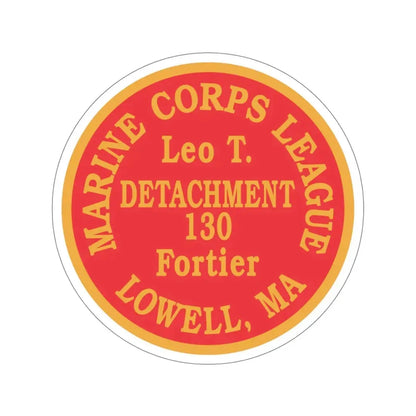Marine Corps League Lowell MA (USMC) STICKER Vinyl Die-Cut Decal 5 Inch - The Sticker Space
