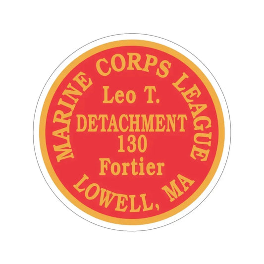 Marine Corps League Lowell MA (USMC) STICKER Vinyl Die-Cut Decal 6 Inch - The Sticker Space