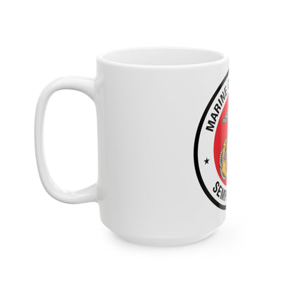 Marine Corps League (USMC) White Coffee Mug-The Sticker Space