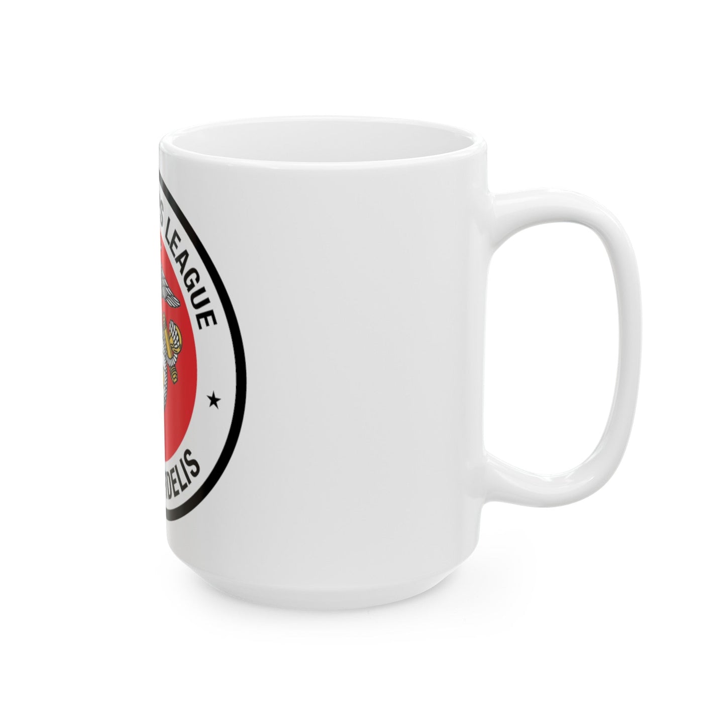 Marine Corps League (USMC) White Coffee Mug-The Sticker Space