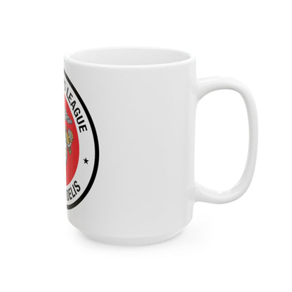 Marine Corps League (USMC) White Coffee Mug-The Sticker Space