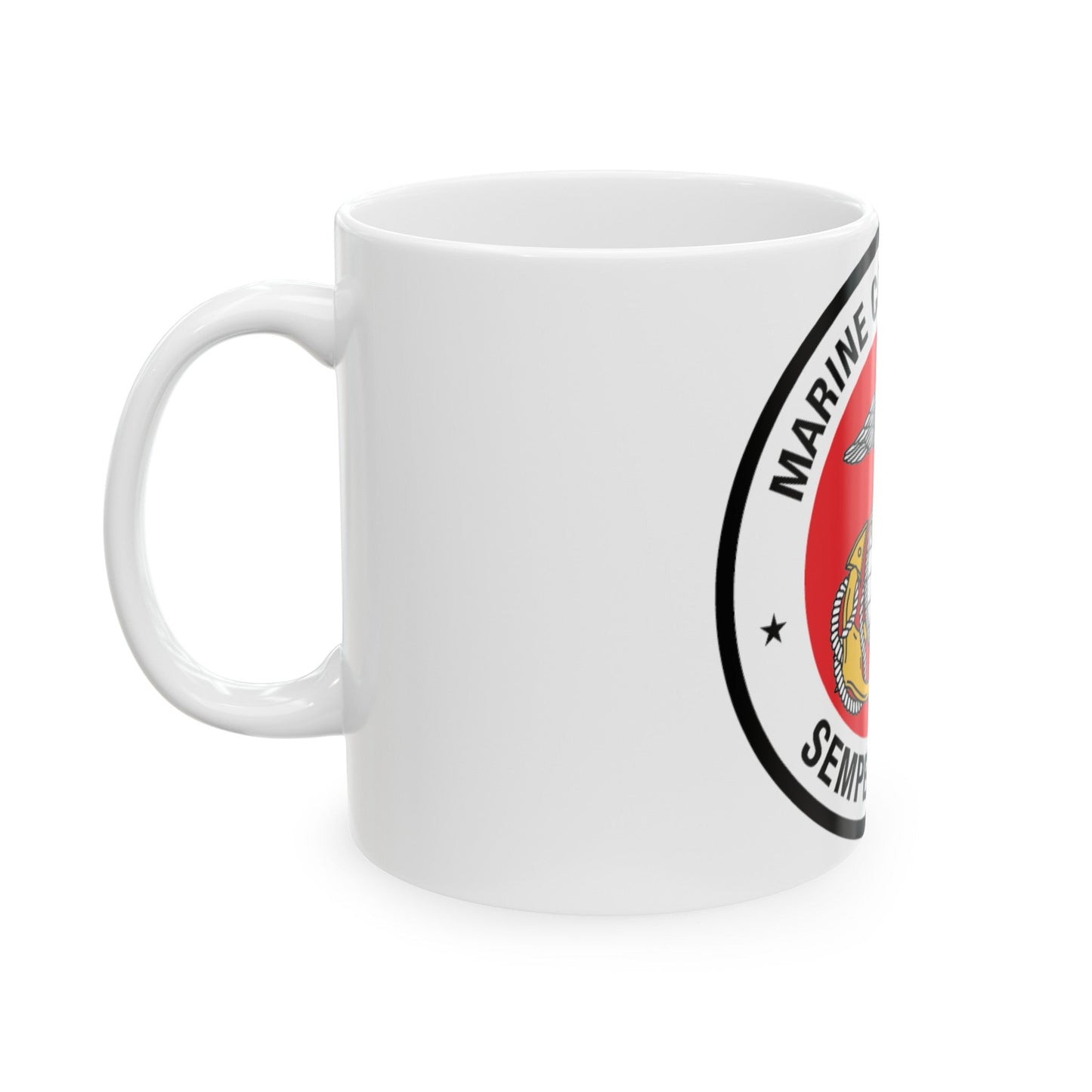 Marine Corps League (USMC) White Coffee Mug-The Sticker Space