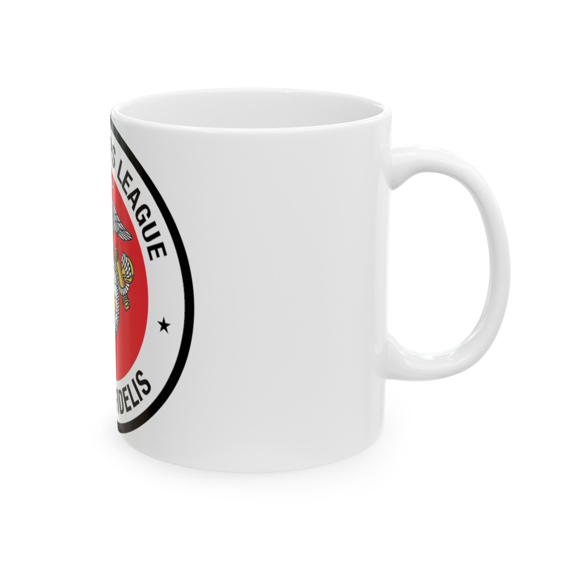 Marine Corps League (USMC) White Coffee Mug-The Sticker Space