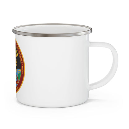 Marine Corps Network Operations And Security Center (USMC) Enamel Mug-12oz-The Sticker Space