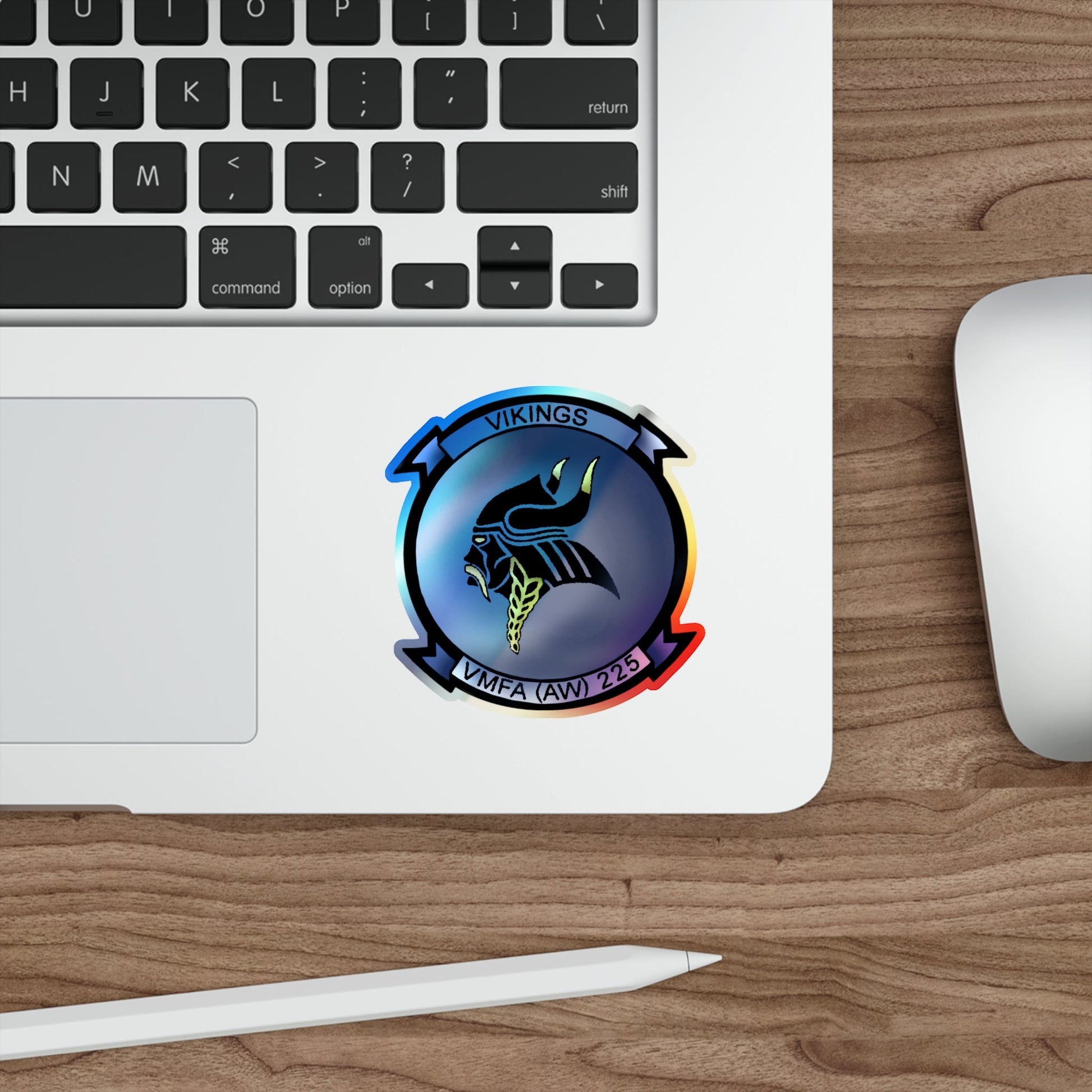 Marine Fighter Attack Squadron All Weather 225 VMFAAW 225 (USMC) Holographic STICKER Die-Cut Vinyl Decal-The Sticker Space