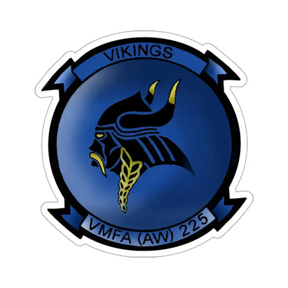 Marine Fighter Attack Squadron All Weather 225 VMFAAW 225 (USMC) STICKER Vinyl Die-Cut Decal 4 Inch - The Sticker Space