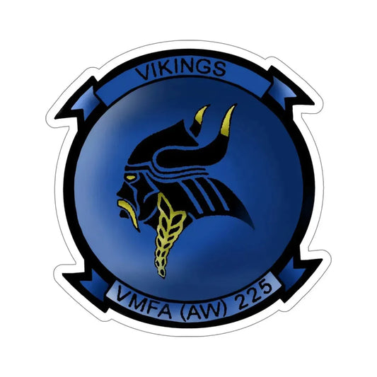 Marine Fighter Attack Squadron All Weather 225 VMFAAW 225 (USMC) STICKER Vinyl Die-Cut Decal 6 Inch - The Sticker Space