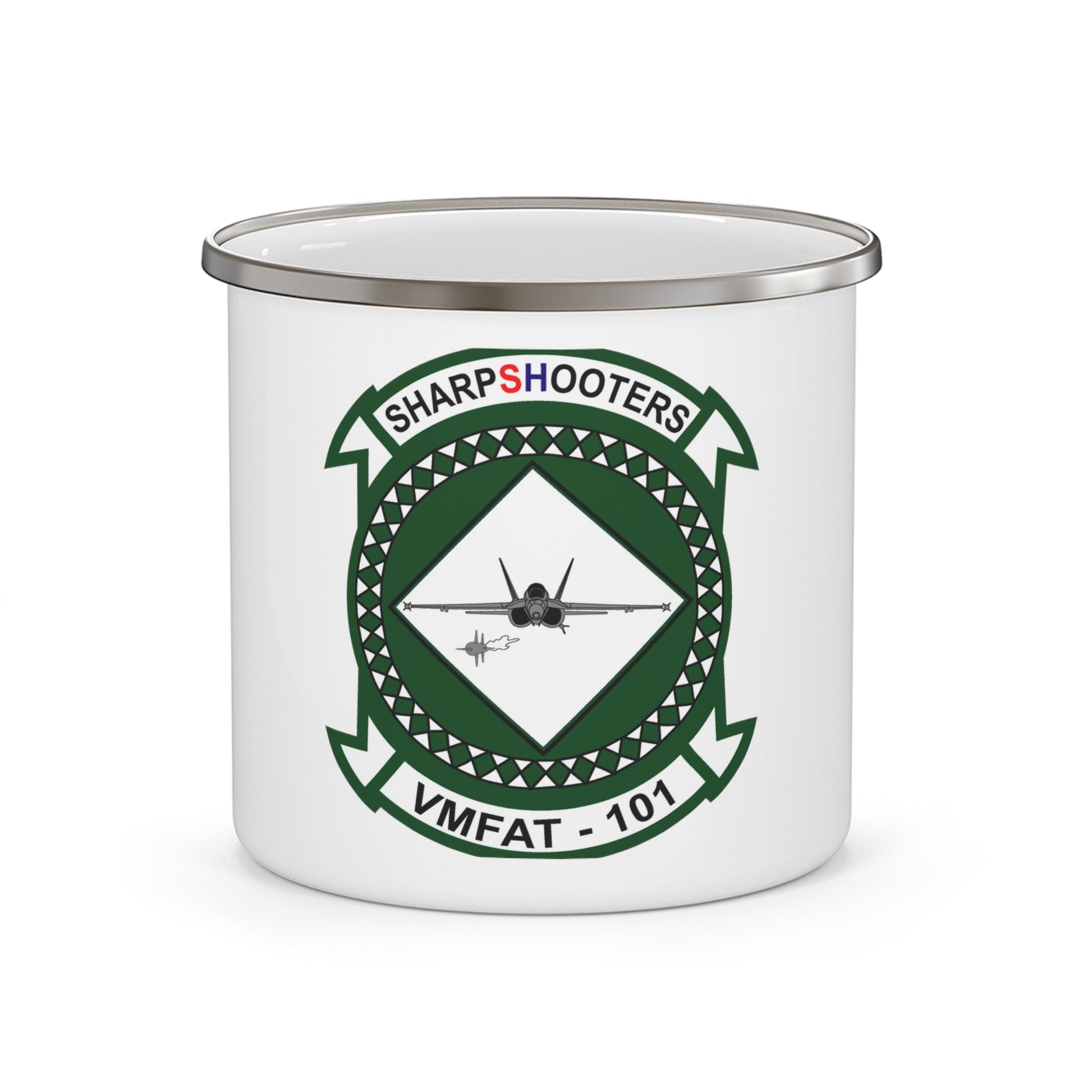 Marine Fighter Attack Training Squadron 101 VMFAT 101 (USMC) Enamel Mug-12oz-The Sticker Space