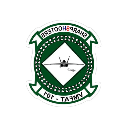 Marine Fighter Attack Training Squadron 101 VMFAT 101 (USMC) REVERSE PRINT Transparent Die-Cut STICKER - The Sticker Space