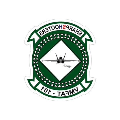 Marine Fighter Attack Training Squadron 101 VMFAT 101 (USMC) REVERSE PRINT Transparent Die-Cut STICKER - The Sticker Space