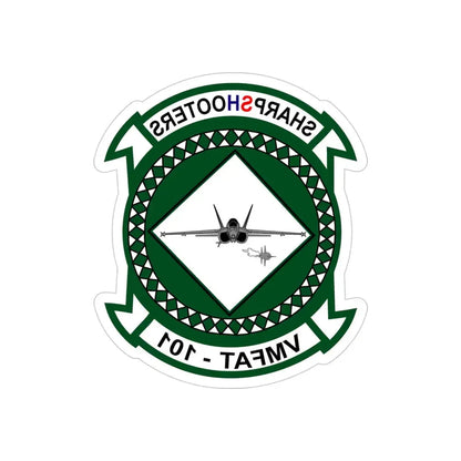 Marine Fighter Attack Training Squadron 101 VMFAT 101 (USMC) REVERSE PRINT Transparent Die-Cut STICKER - The Sticker Space