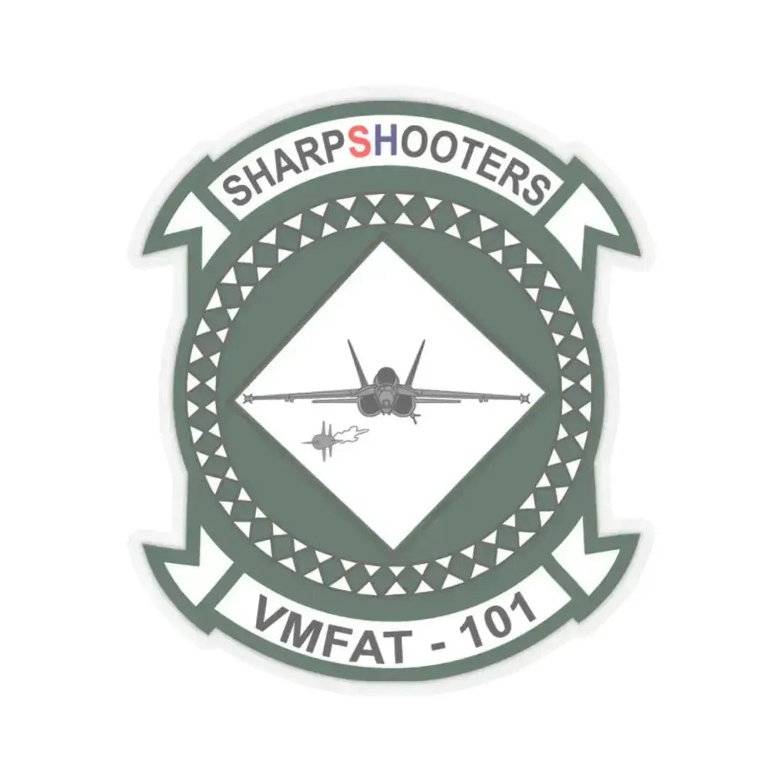 Marine Fighter Attack Training Squadron 101 VMFAT 101 (USMC) STICKER Vinyl Kiss-Cut Decal 2 Inch Transparent - The Sticker Space