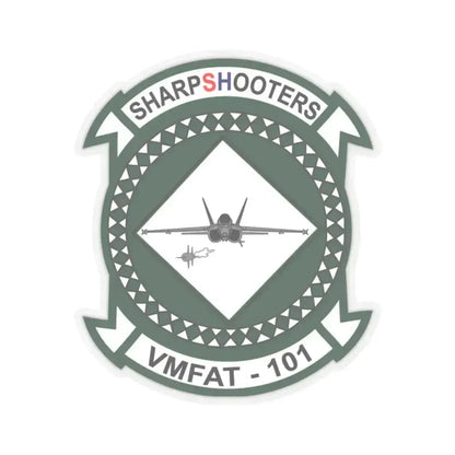 Marine Fighter Attack Training Squadron 101 VMFAT 101 (USMC) STICKER Vinyl Kiss-Cut Decal 2 Inch Transparent - The Sticker Space